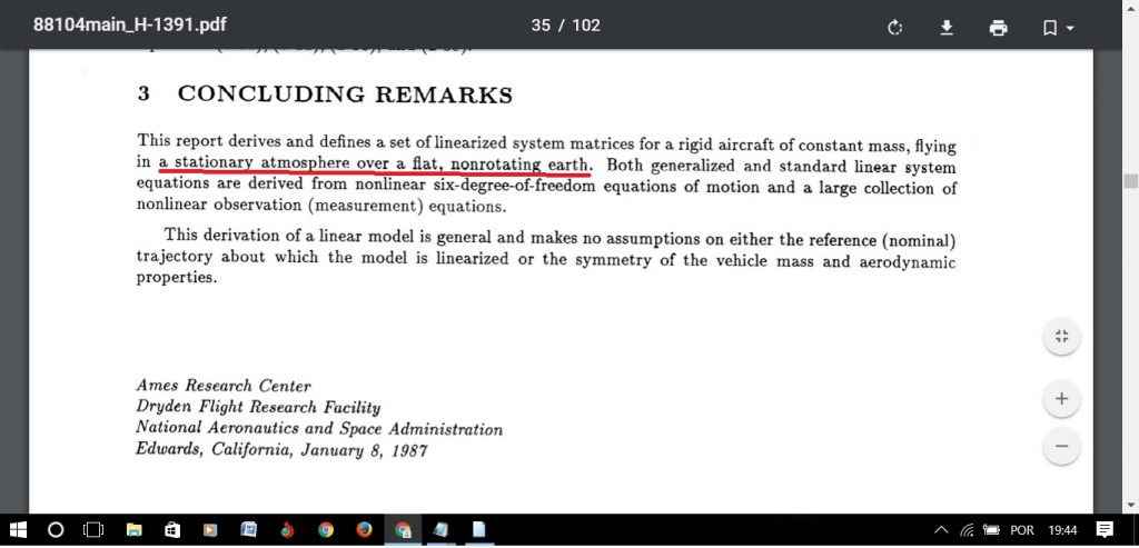 (Oops!) Documento da NASA assume: A TERRA É PLANA e estacionária!