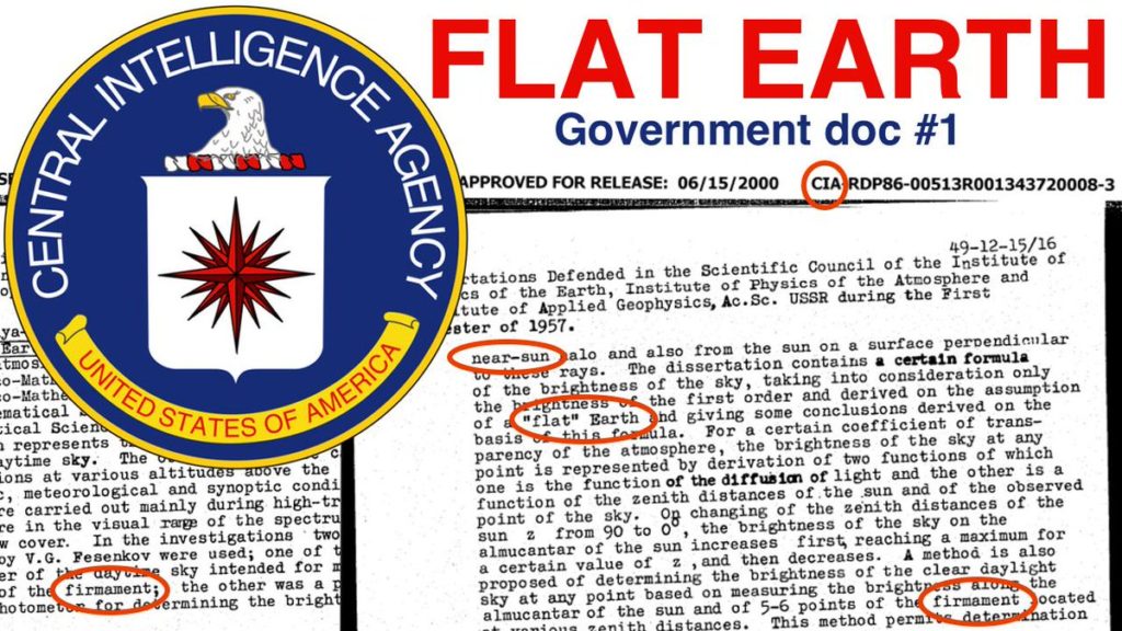 43 Documentos do governo americano admitem que a Terra é plana