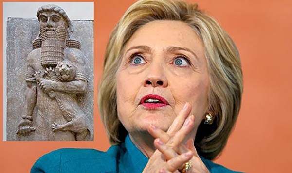 Estaria Hillary Clinton evocando Gilgamesh e nefilins enterrados?